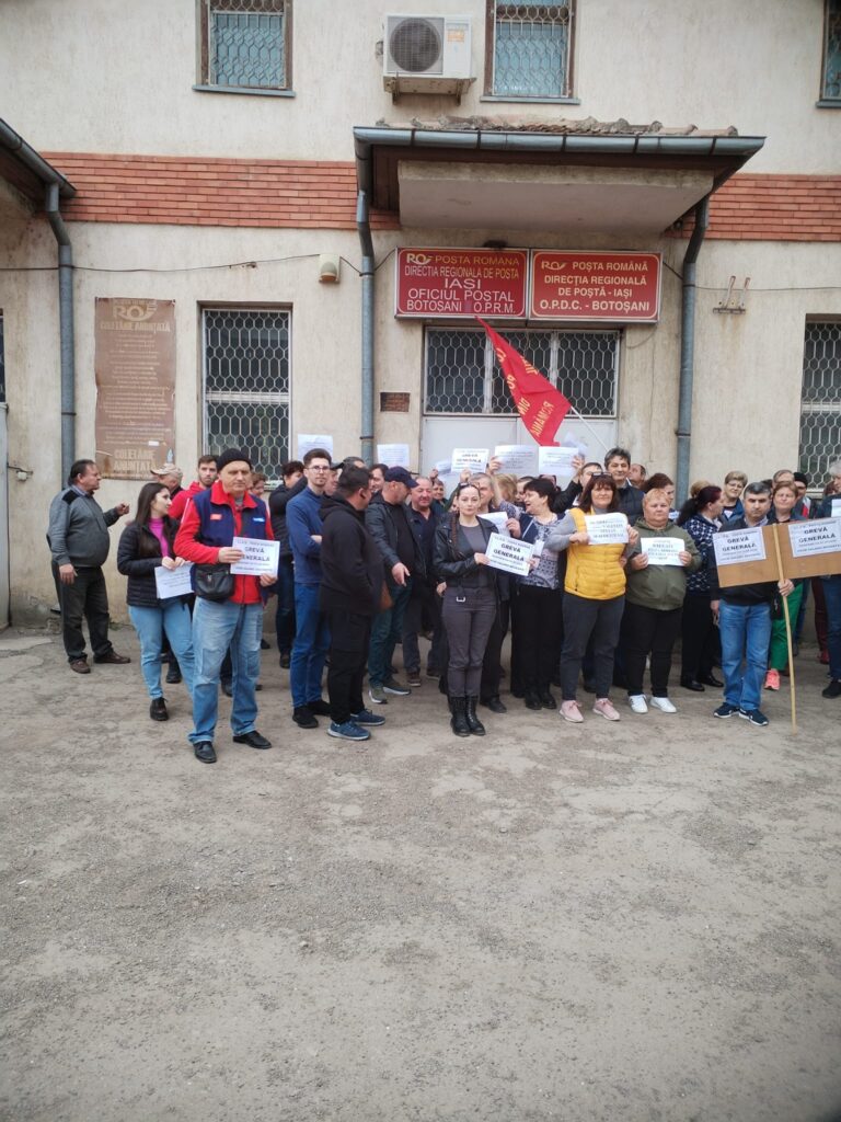 poștași în grevă
